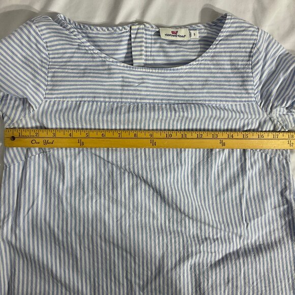Vineyard Vines Sz S Blue & White Stripe Top - Picture 11 of 15